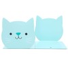 Lovely Cartoon Cat Pattern Kids Bookends Student Book Ends Metal