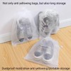 100Pcs Non-woven Fabric Storage Bag for Shoes,Bags,Clothes,12.6x18.9 Inches,White