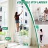 OOSOFITT Step Ladder 5 Step Folding,Heavy Duty 330 Lbs Load