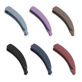 6Pcs Banana Ponytail Holder Clip Fashionable Large Banana Hair Clip Strong Hold Ponytail Banana Clips Vintage Comb Banana Clips for Women Girls