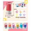 LAOYE 6 stamps in crazy shape