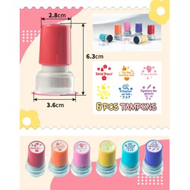 LAOYE 6 stamps in crazy shape
