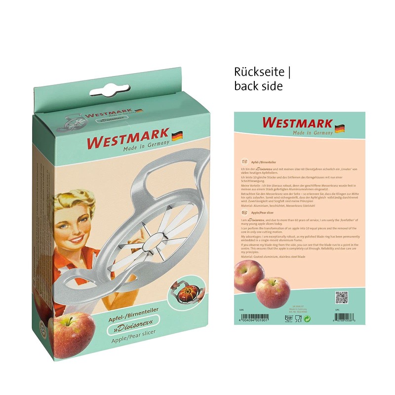 Westmark Apple and Pear Divider, Retro Design, 17 x 11.1