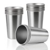 SMLIXE 16 Pack 16oz Stainless Steel Pint Cup,Healthy Unbreakable and