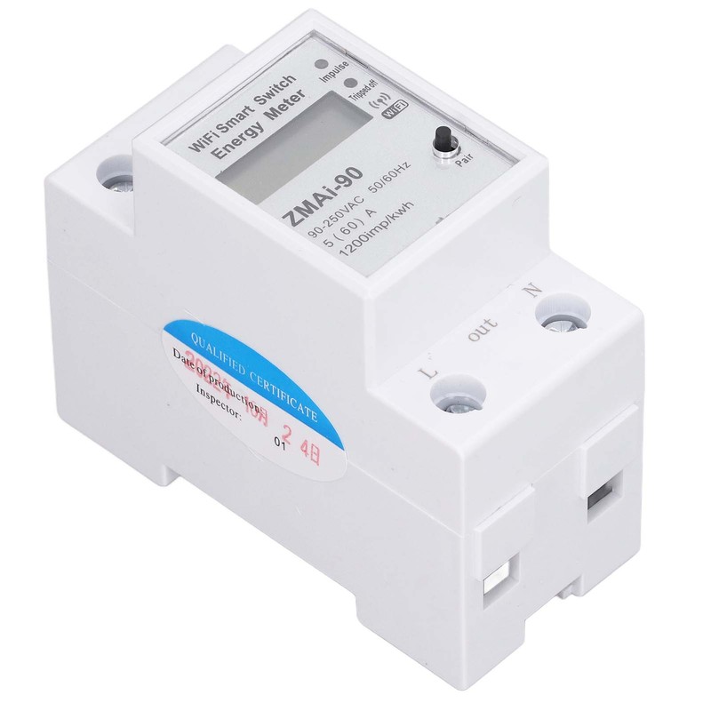 Single Phase Energy Meter One Touch Operation Multifunction WIFI Power