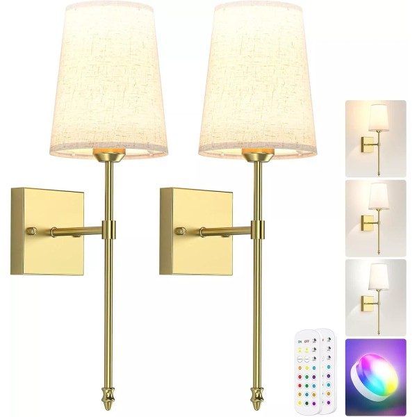 LELITE 3 Color Temperature Indoor Battery Powered Wall Lamp Light