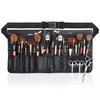 NOELAMOUR Makeup Brush Case, Waist Pouch, Large Capacity, Hair &