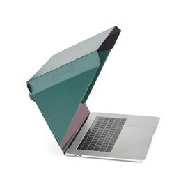 Philbert Design - 4 in 1 Laptop Screen Shade Slim Hood: Sun Protection | Privacy | Heat Protection | Contrast Enhancement. 15"/16" Laptops - Universal, Lightweight and Simple. Patent D790551 - Green