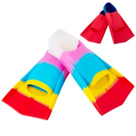 Kid Snorkel Fins Swim fins with Adjustable Size,Diving fins for Home Pools,Comes with a Storage Bag for Easy Carrying, Snorkeling fins an Excellent Choice for Beach