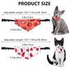 HACRAHO Cat Bandana Collar, 2 Packs Fruit Cat Collars Breakaway