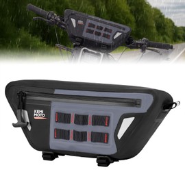 KEMIMOTO Motorcycle Handlebar Bag, Bicycle Front Fork Tool Bag - Fully Waterproof Bag Compatible with Sur-Ron Light Bee X and S X160 X260 Talaria Sting Segway Electric Dirt Bike 2L