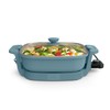 bella Make & Take Electric Skillet, Fits-anywhere™ kitchenware, EverGood™ Ceramic