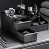 DancesCat Large Black Cologne Organizer for Men, Bathroom Cologne Stand