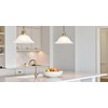 Aspen Creative 23140-11A Etched Alabaster Transitional Style Replacement Glass Shade