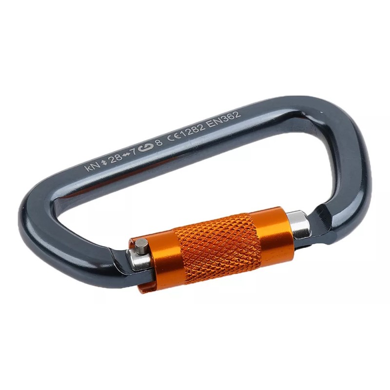 generic 3 Piezas 28kn D- Mosquetón Giratorio De Aluminio