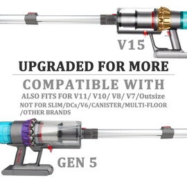 Extension Wand for Dyson GEN5 G5 V15 V7 V8 V10 V11 Vacuum Cleaner,Extendable&Adjustable Replacement Tube Rod Rigid Stick,20.5 to 29 Inch(Not for Slim)