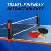 Flintronic Retractable Ping Pong Net, Portable Table Tennis Net Rack,