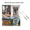TOGU 2 Pack Lever Extension Flush Bolt Latch Slide Bolt