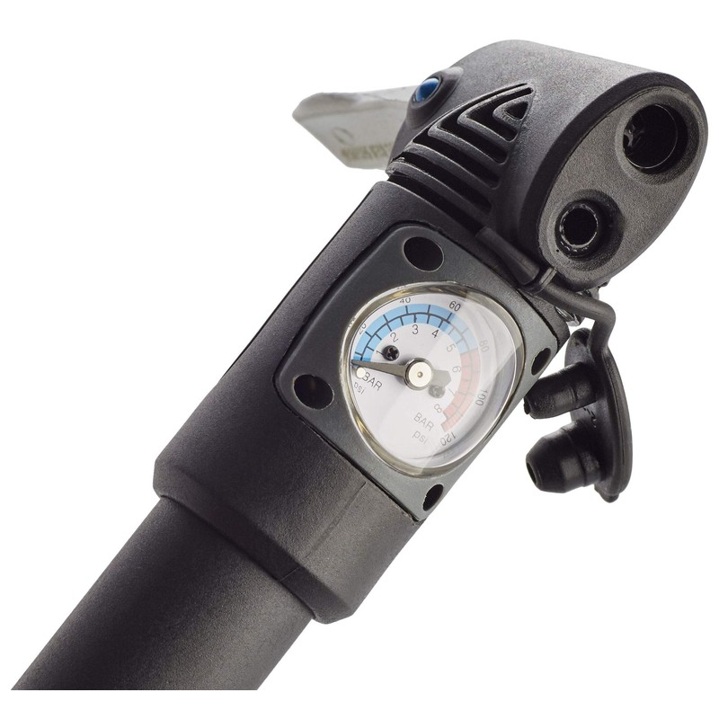 XLC Unisex – Erwachsene Luftpumpe und Minipumpe Alpha PU-D01, Schwarz,