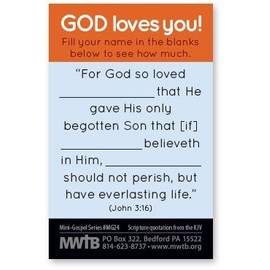 Guess Who Loves You - Packet of 100 - KJV