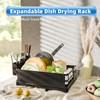Simple Trending Dish Rack, Steel Dish Drying Rack for Kitchen