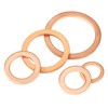 Qrity 20pcs Flat Washers Copper Flat Washers Gasket M6 Copper