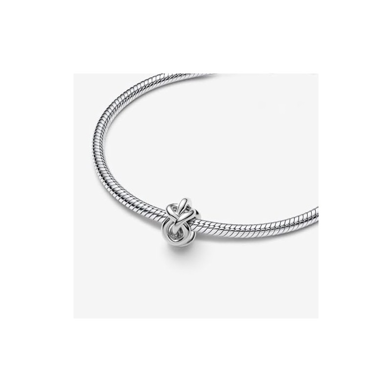 Infinity Knot Charm 925 Sterling silver Beads