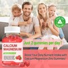 Calcium Magnesium Zinc Gummies with Vitamin D3 & K2, High