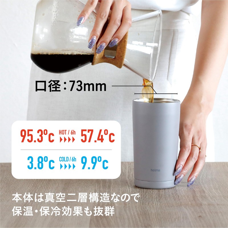CB Japan Water Bottle, 12.5 fl oz (370 ml), Dark