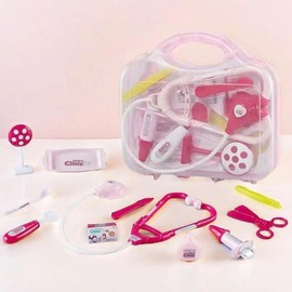 Doctor Toy Set, 12pcs/set Pretend Play Toy with Random Color Accessories, Doctor Game Toy, Imagination Inspiring Toy for Boys & Girls, Valentine's Day Gift - Color: Multicolor, Specification: Blue