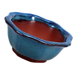 BESPORTBLE Ceramic Orchid Planter Pot Drainage Hole for Succulents Small Decorative Flower Container for Home Office and Desk for Cacti and Green Plants