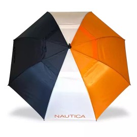 Nautica 2 pk Golf Umbrella Set - Orange/White/N