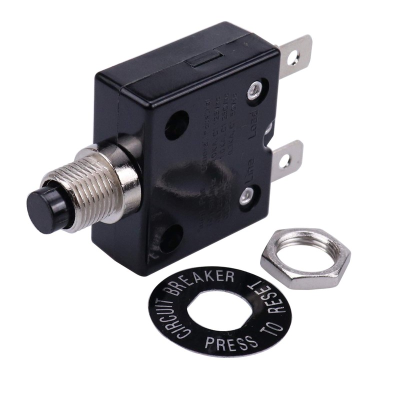 RKURCK 125-250V AC 50V DC Push Button Circuit Breaker 18