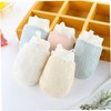 BESPORTBLE 4 Pairs Adjustable Scratch Mittens for Newborns of Cotton