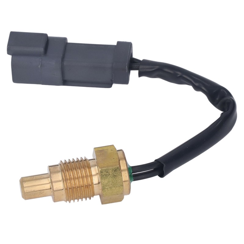 2Pin Excavator Water Temperature Sensor Brass High Accuracy Robust Water