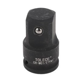 HOPESPANNER Universal 58mm 1/2" to1 Impact Socket Adapter Durable Driver Wrench Transform Socket CR-MO 1 Pcs for Car Motorcycle Dirtbike Repair 1/2" Drive