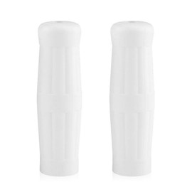 Senyar Motorcycle Handlebars,Universal 1"-7/8" Rubber Bike Vintage Classic Handlebar Hand Grips Bar(White)