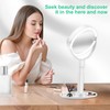20X/1X Magnifying Makeup Mirror with Lights, Double-Sided Home Vanity Mirror