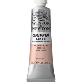 Winsor & Newton Griffin Alkyd Oil Paint, Fast Drying, Pale Rose, 37ml Tube