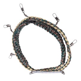 AMONIDA Fly Fishing Lanyard, Nylon Braided Portable Flexible Fly Fishing Tippet Holder Tools for Fishing Accessories