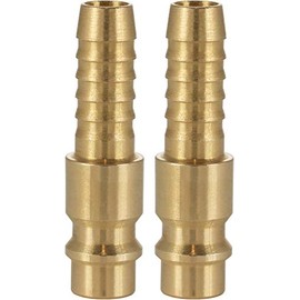 Poppstar Compressed Air Plug Nipple NW 7.2 with Hose Nozzle Diameter 9 mm for Compressed Air Connection