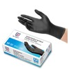 GP Craft Black Nitrile durable disposable gloves, 5 mil, powder