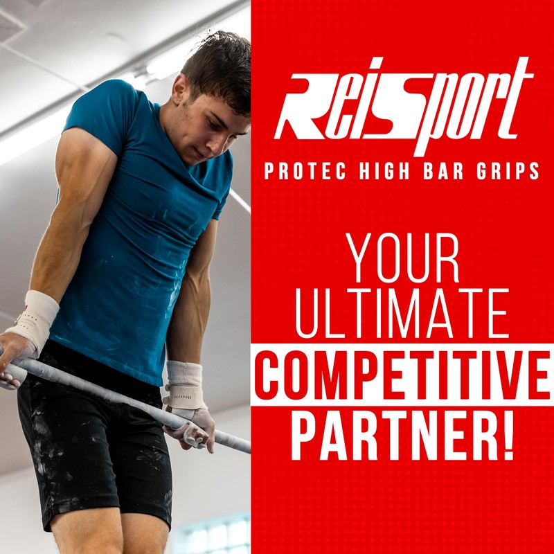Reisport Protec Hyper Buckle High Bar Grips, Gymnastics