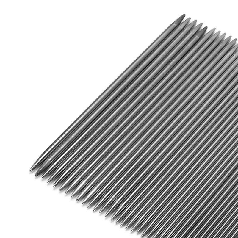 55pcs Double Pointed Knitting Needle Stainless Steel Sweater Weaving Pins