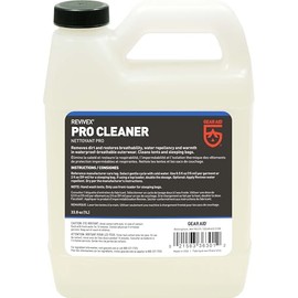 GEAR AID Revivex Pro Cleaner Wash for Synthetic Technical Fabrics, GORE-TEX Jackets, Tents, Sleeping Bags, Ski Pants, Gloves, and Outdoor Waterproof-Breathable Gear, 1 Liter (33.8 fl oz)