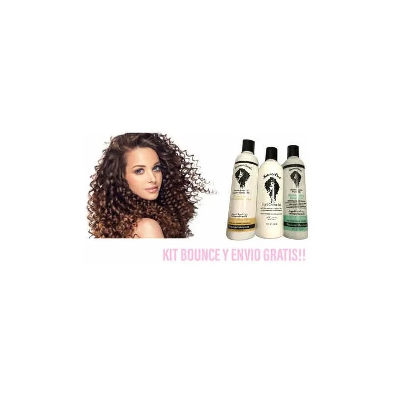 Set Bounce Shampoo, Acondicionador, Light Gel,