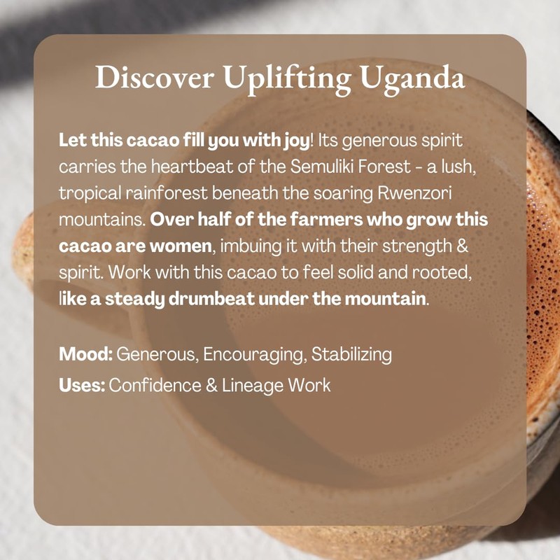 ORA Ceremonial Cacao - Uplifting Uganda - Organic 100% Cacao