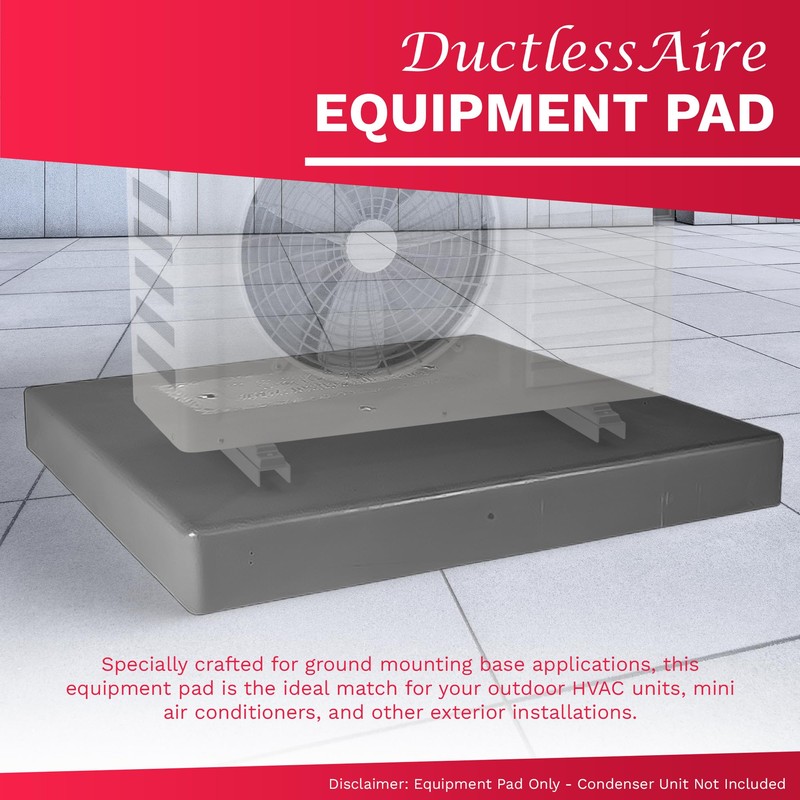 DuctlessAire Equipment Pad - Ductless Mini Split AC Unit Condenser