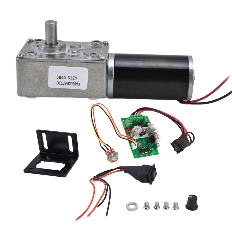 Pyhodi DC 12V DC Worming Gear Motor, Engine Mini Turbines