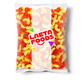 Peach Rings Gummy Candy, Soft and Chewy Snack (1 Pound Bag)